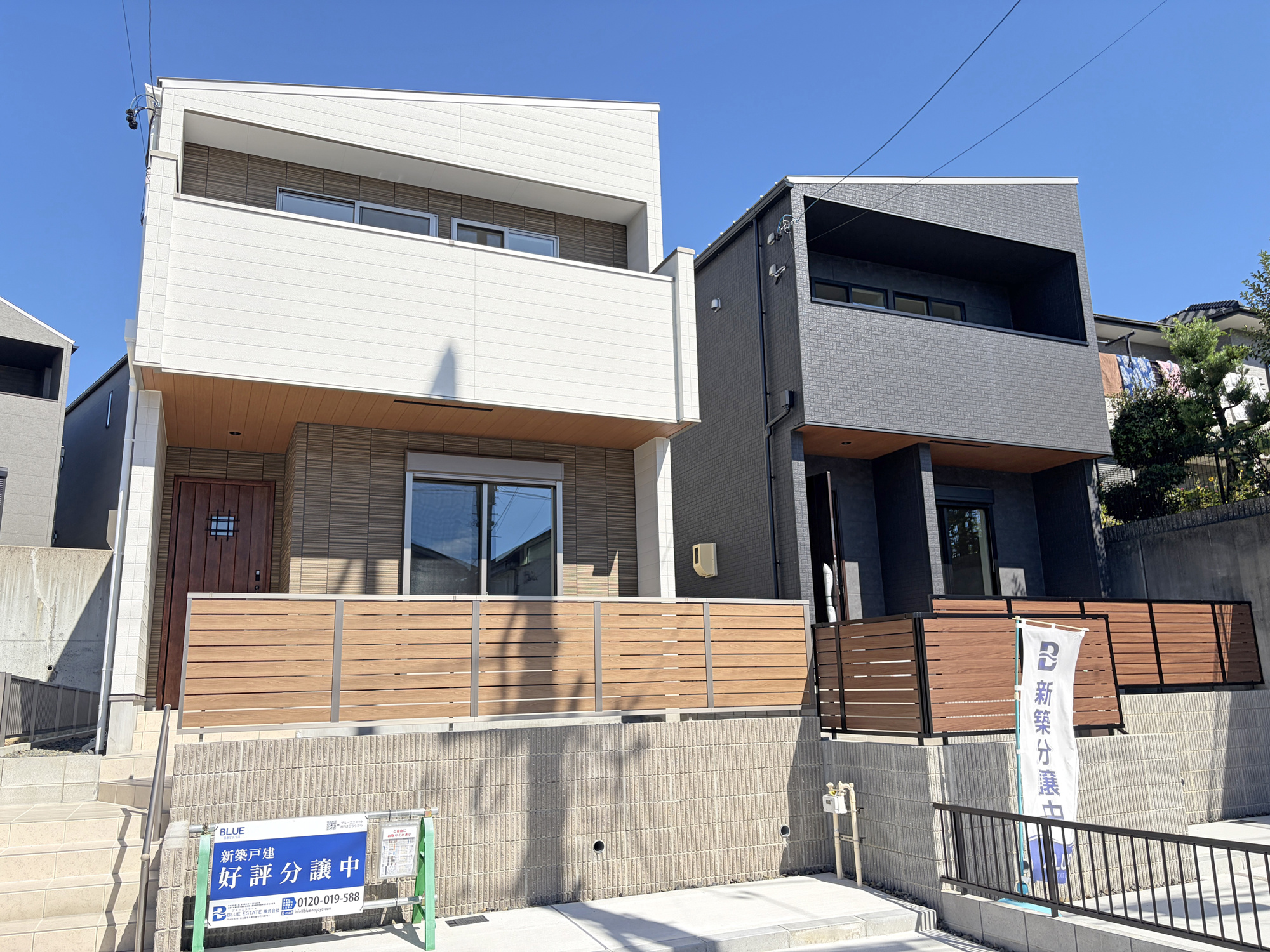 【長久手市仲田 D号棟】LDK21帖超×収納充実の外観|堂々完成！いつでも内覧可能です。お気軽にお問い合わせ下さい