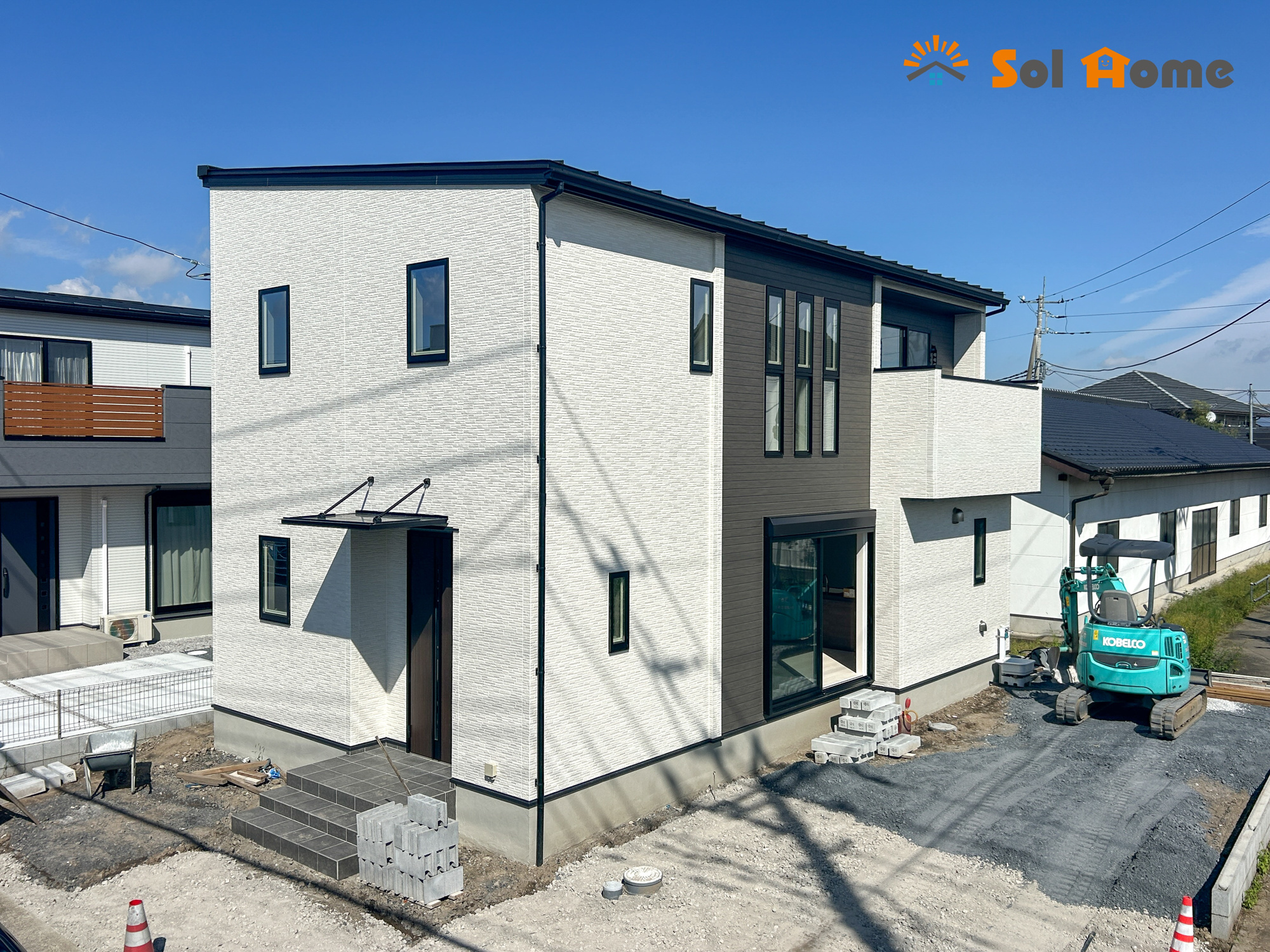 高崎市島野町　新築住宅全2区画の外観|◆本日のご案内も大歓迎です♪◆ 図面や写真では分からない部分を不動産のプロが丁寧にご説明いたします！！ソルホームはいつでもお問い合わせをお待ちしております♪