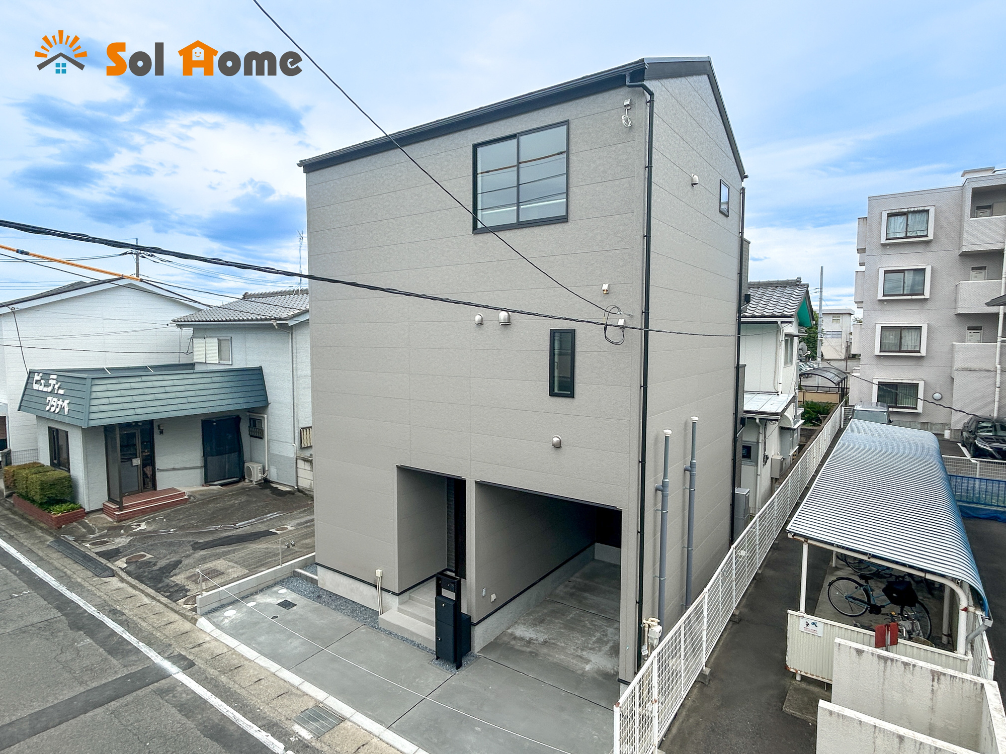 前橋市天川原町1丁目1期　新築住宅全1棟の外観|◆本日のご案内も大歓迎です♪◆ 図面や写真では分からない部分を不動産のプロが丁寧にご説明いたします！！ソルホームはいつでもお問い合わせをお待ちしております♪