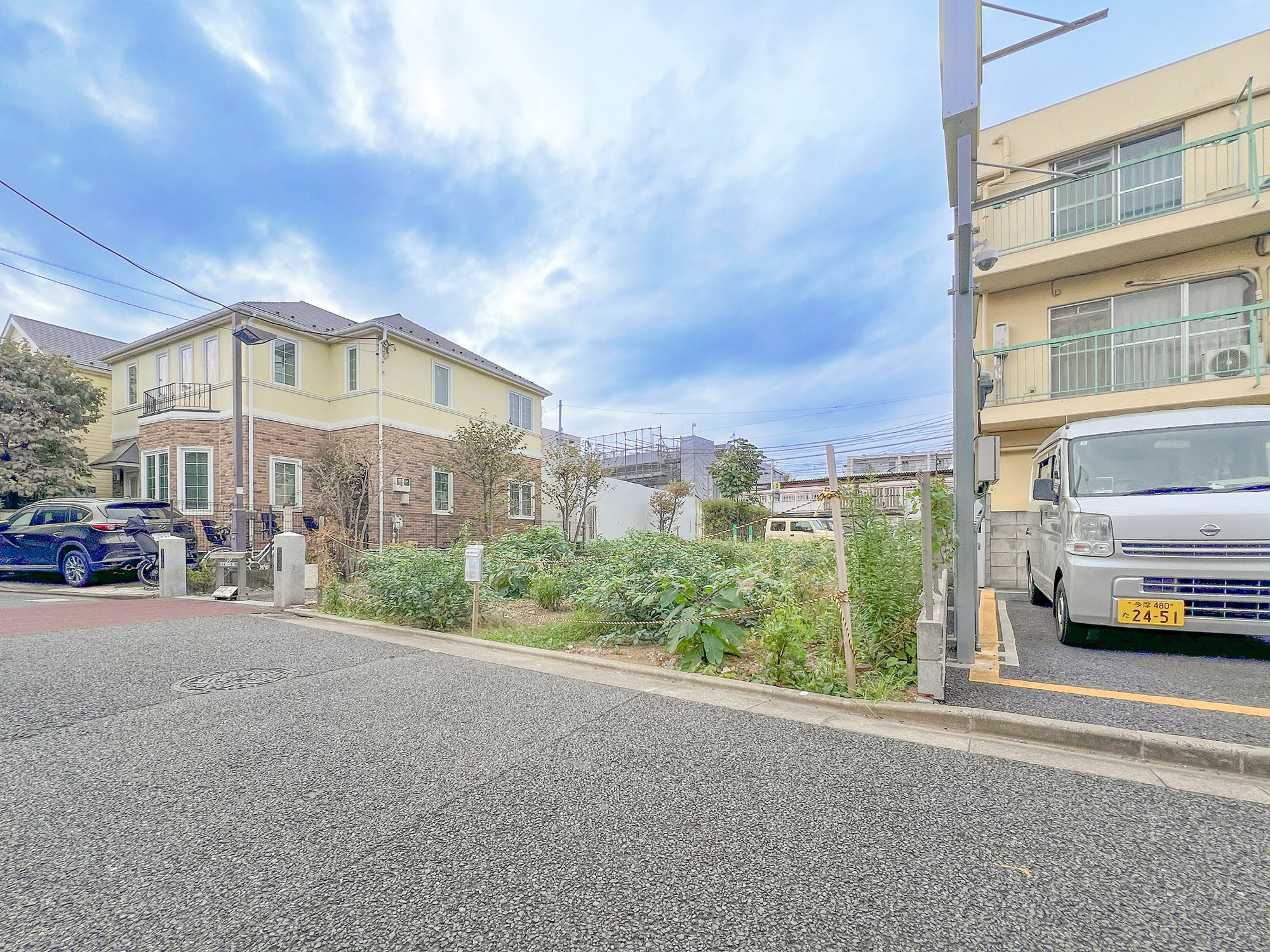 宅地分譲［世田谷区南烏山５丁目］の前面道路含む現地写真|現地写真（2026年10月撮影）