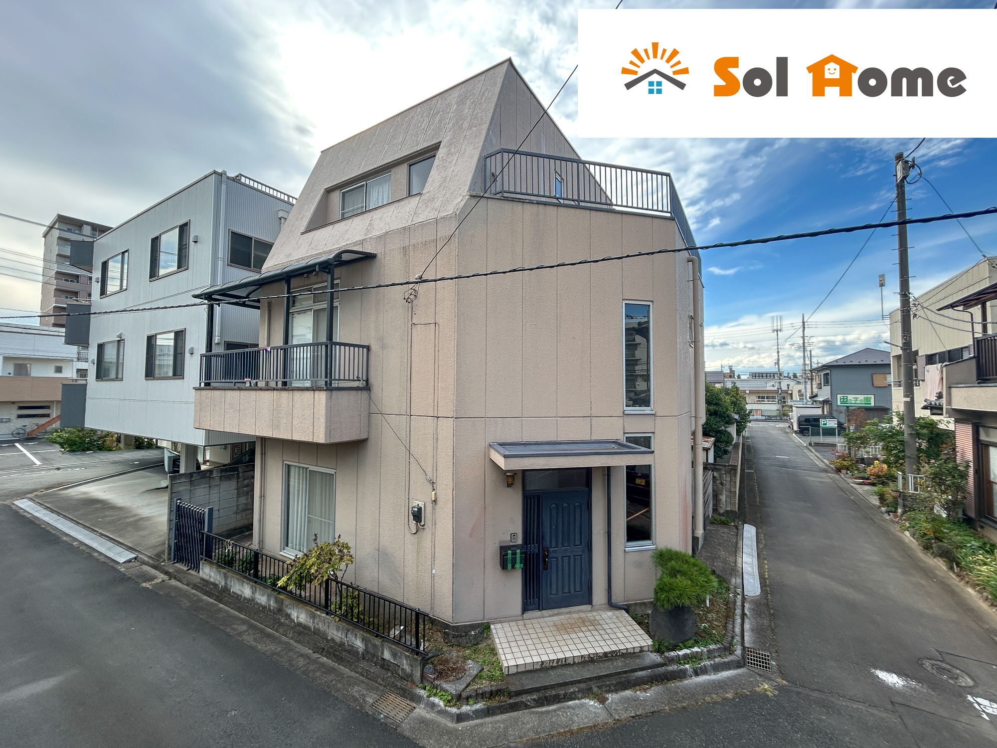 前橋市南町　中古物件の外観|◆本日のご案内も大歓迎です♪◆ 図面や写真では分からない部分を不動産のプロが丁寧にご説明いたします！！ 年中無休のソルホームはいつでもお問い合わせをお待ちしております♪
