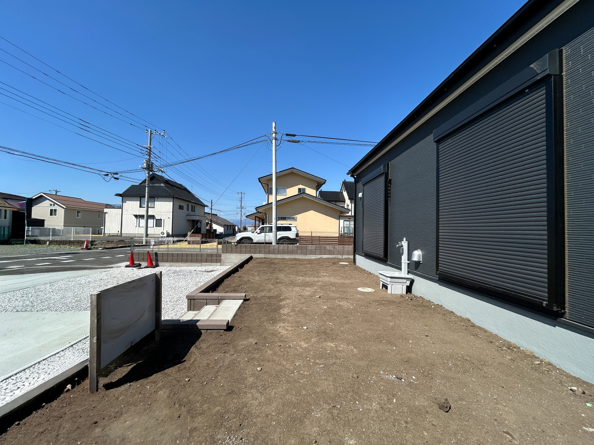 前橋市小坂子町　新築住宅全1棟の庭|お庭での家庭菜園・ガーデニングを通じて、お子様と一緒に育てていくと、思い出も増えていきそうですね♪
