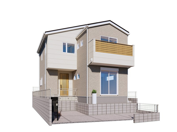 さいたま市見沼区小深作　全2区画　2号棟　外観イメージ