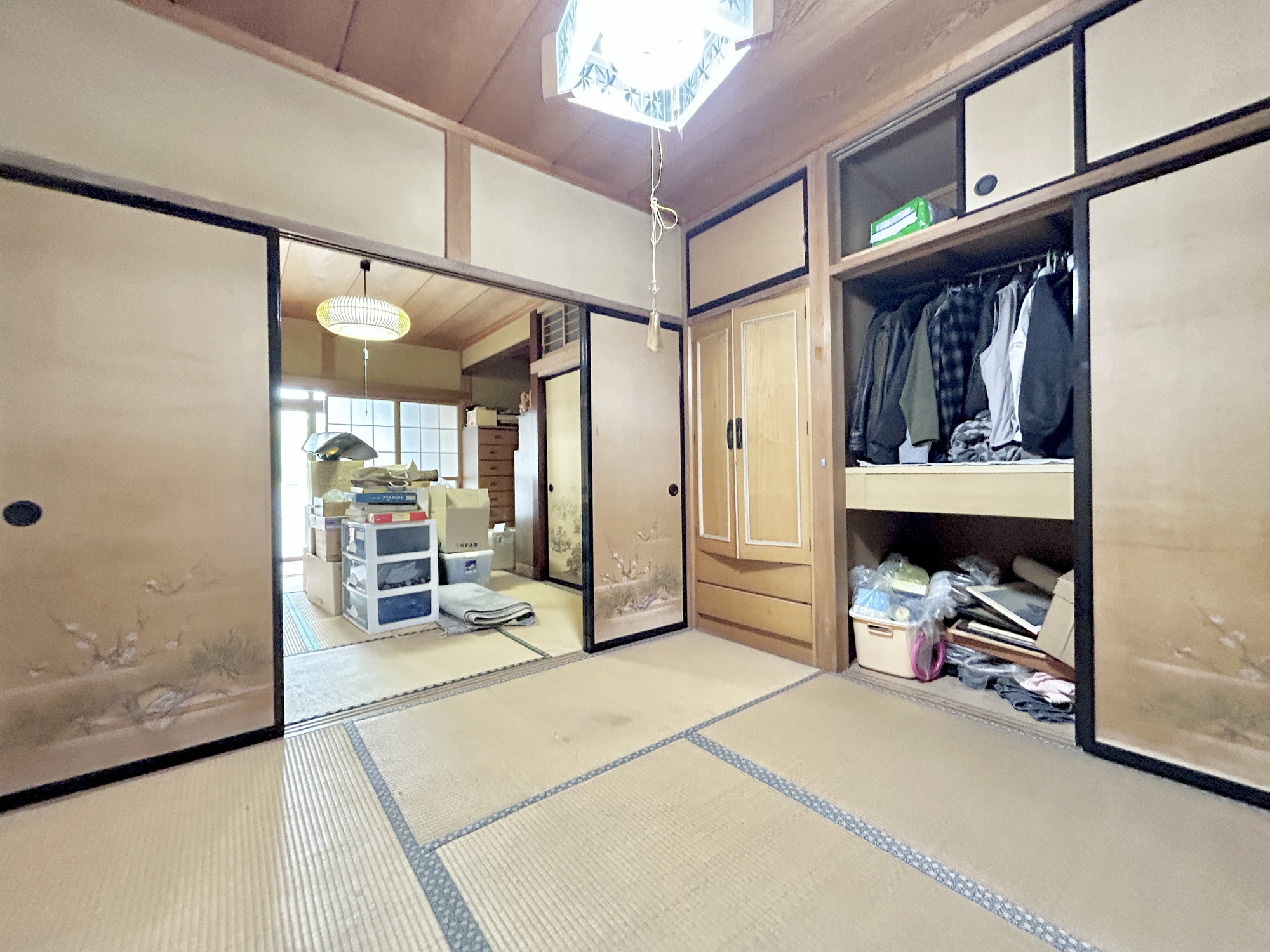 太田市石原町1期　中古住宅の収納|洋服はもちろん、お子様との思い出もたっぷりしまえる押入。お子様の成長と共に増えていく荷物も楽々しまえる収納力！