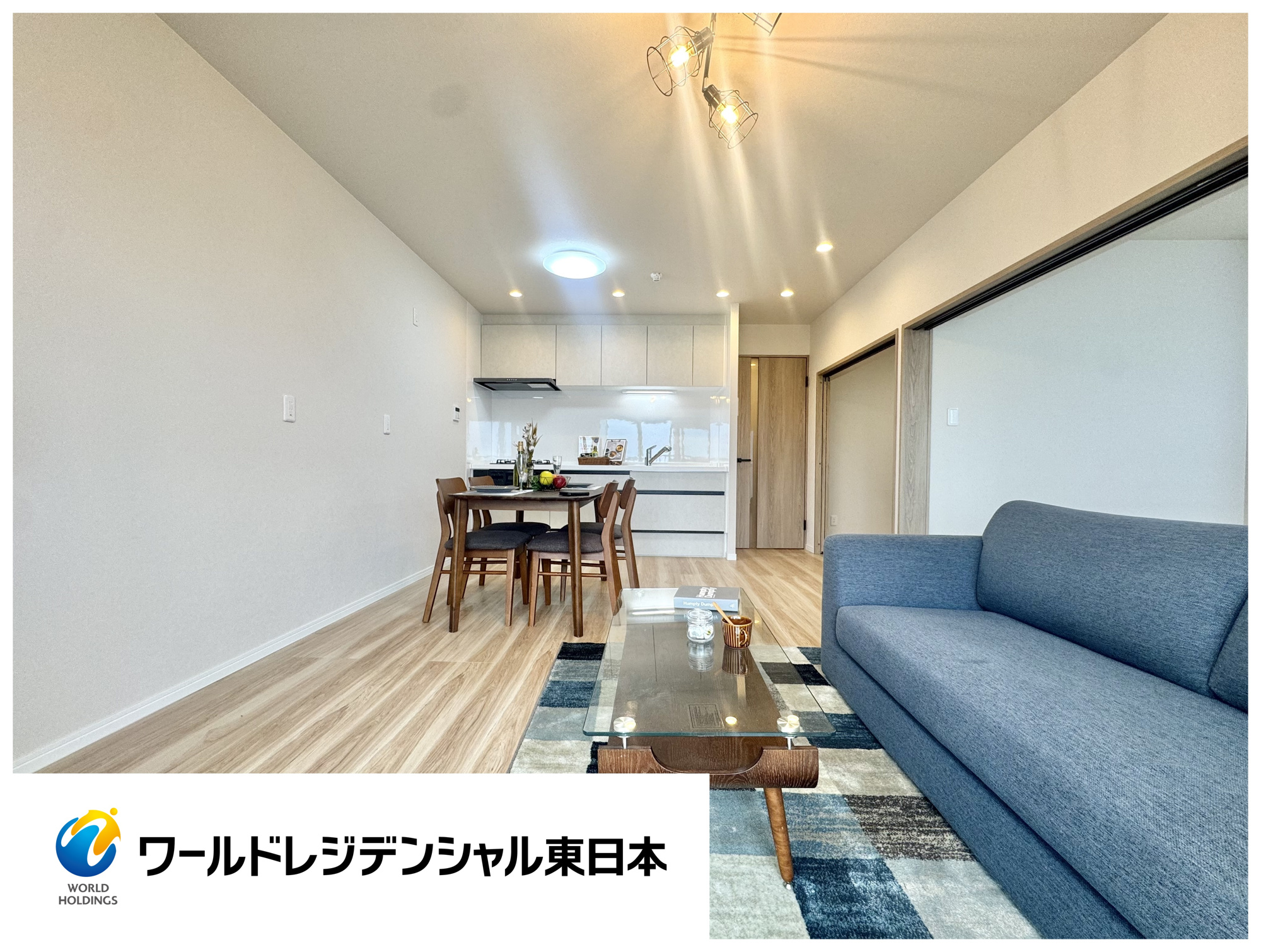  ≪苦竹駅1分≫ウエストパレスマンションの居間・リビング