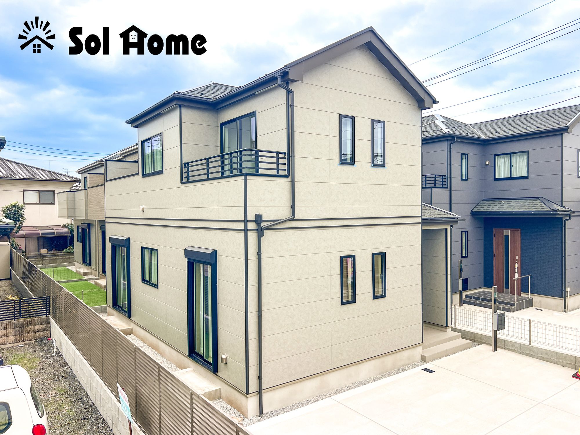 宇都宮市雀の宮１丁目　新築住宅全４棟の外観|◆本日のご案内も大歓迎です♪◆ 図面や写真では分からない部分を不動産のプロが丁寧にご説明いたします！！ 年中無休のソルホームはいつでもお問い合わせをお待ちしております♪