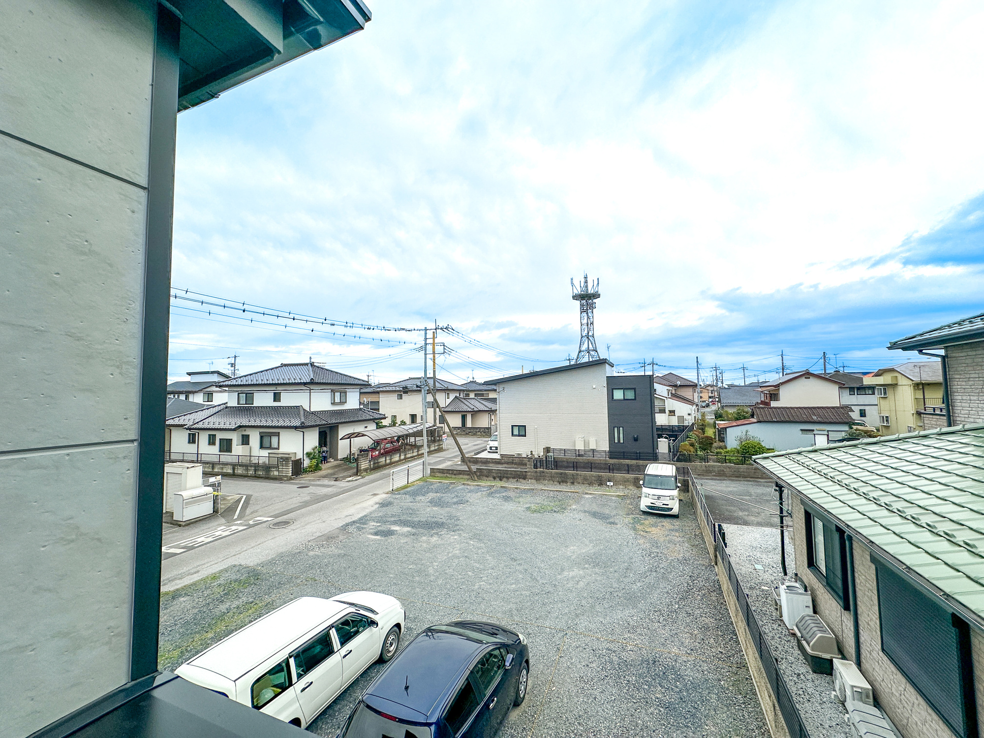 宇都宮市雀の宮１丁目　新築住宅全４棟の展望|隣地との距離が確保されているので開放感のある眺望♪