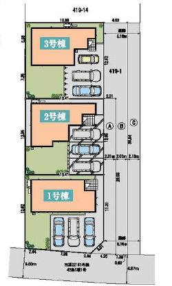 栃木市大平町西野田の新築一戸建の区画図|「初めまして！」が集まる分譲地。たくさんの子供たちが年齢を問わずに、仲良く一緒に成長できるのは分譲地の特徴ですね。