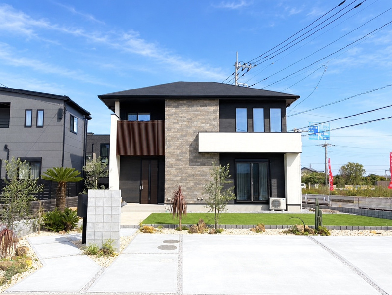 4号棟（2026/10/17撮影）建物完成しました！プレミアム展示場の4号棟、皆様是非見に来てください♪皆様のお問い合わせお待ちしております♪