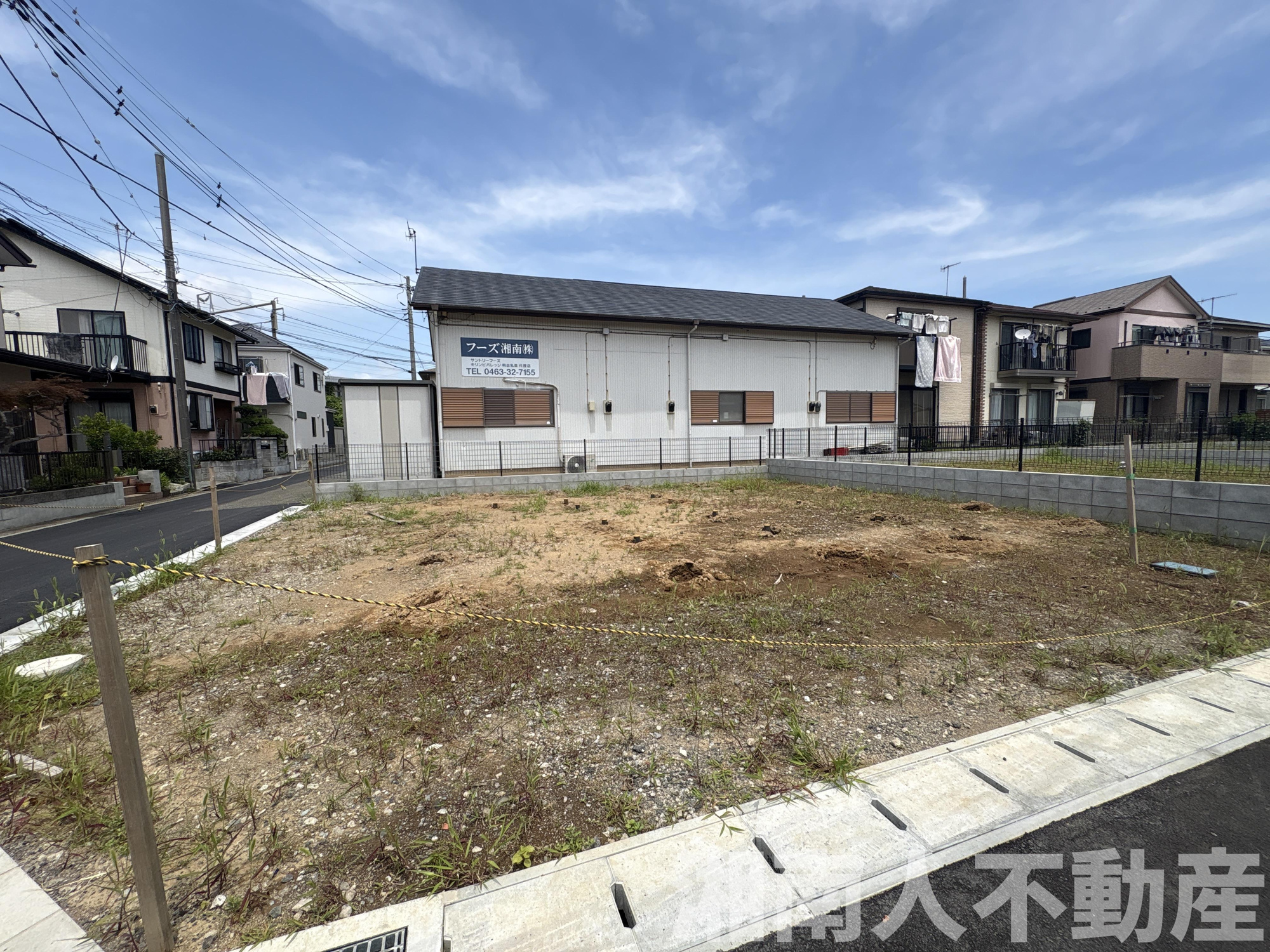平塚市纒４丁目　新築戸建て　の外観|現在建築中です