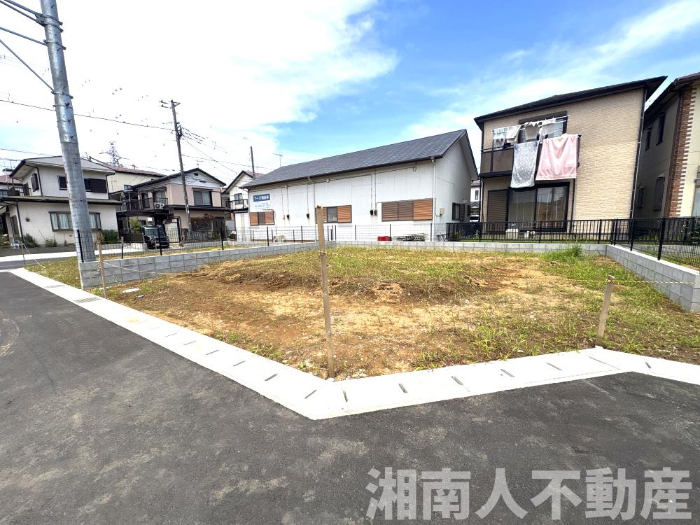 平塚市纒４丁目　新築戸建て　の外観|現在建築中です
