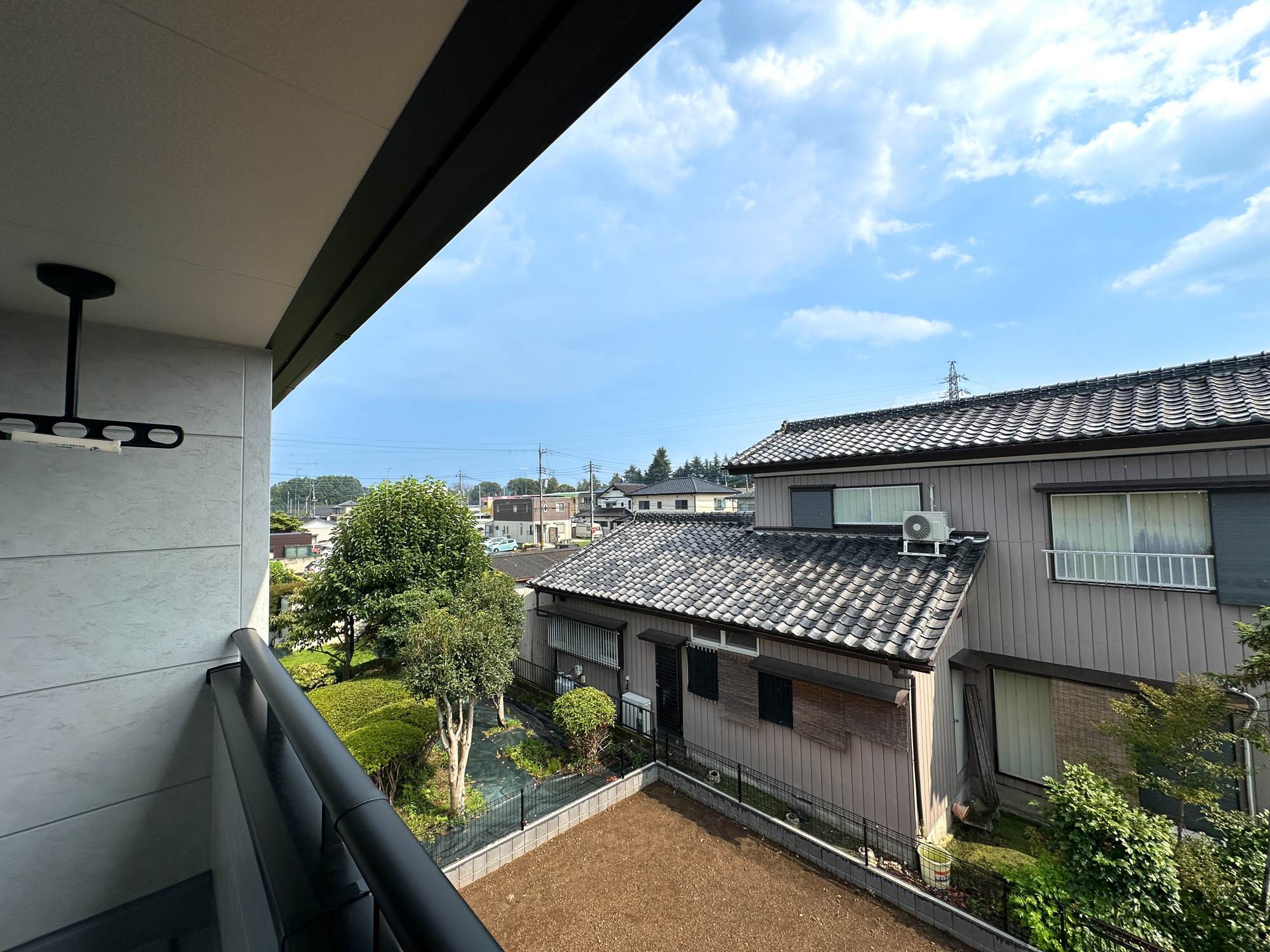 栃木市大平町富田第１６　新築住宅全２棟の展望|隣地との距離が確保されているので開放感のある眺望♪