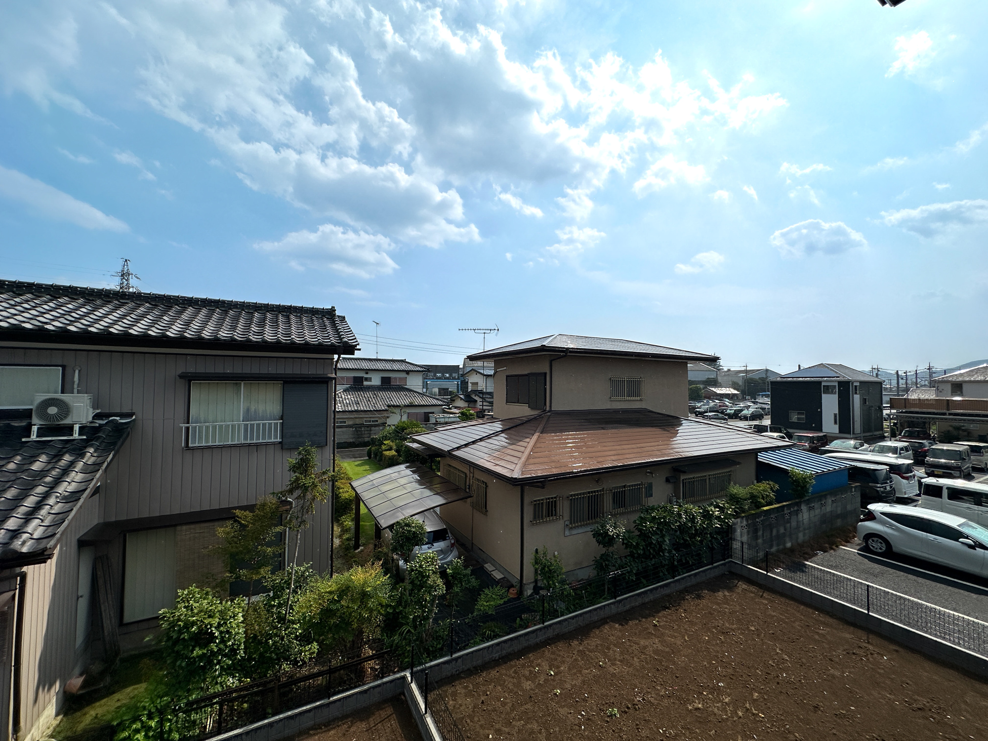 栃木市大平町富田第１６　新築住宅全２棟の展望|見晴らしの良い眺望は開放感たっぷり♪
