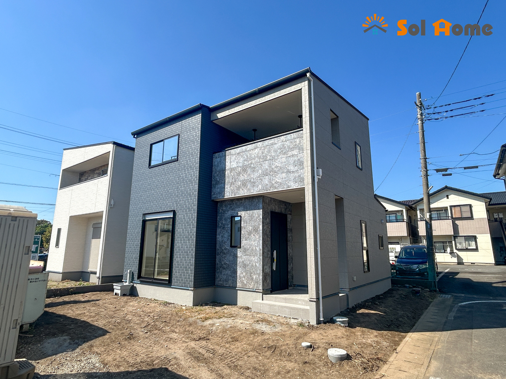 高崎市福島町第4期　新築住宅全2棟の外観|◆本日のご案内も大歓迎です♪◆ 図面や写真では分からない部分を不動産のプロが丁寧にご説明いたします！！ソルホームはいつでもお問い合わせをお待ちしております♪