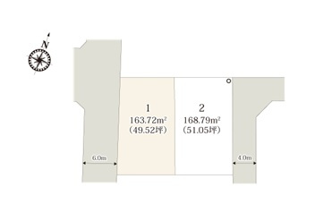 高崎市福島町第4期　新築住宅全2棟の区画図|「初めまして！」が集まる分譲地。たくさんの子供たちが年齢を問わずに、仲良く一緒に成長できるのは大型分譲地の特徴ですね。