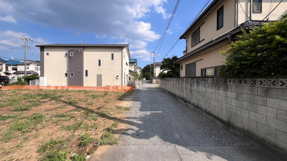 1号地　物権脇道路写真