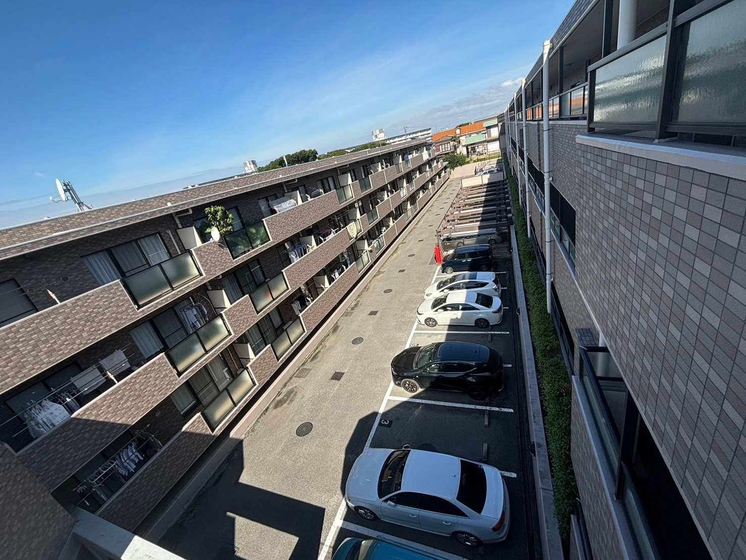 藤和ライブタウン新検見川の駐車場