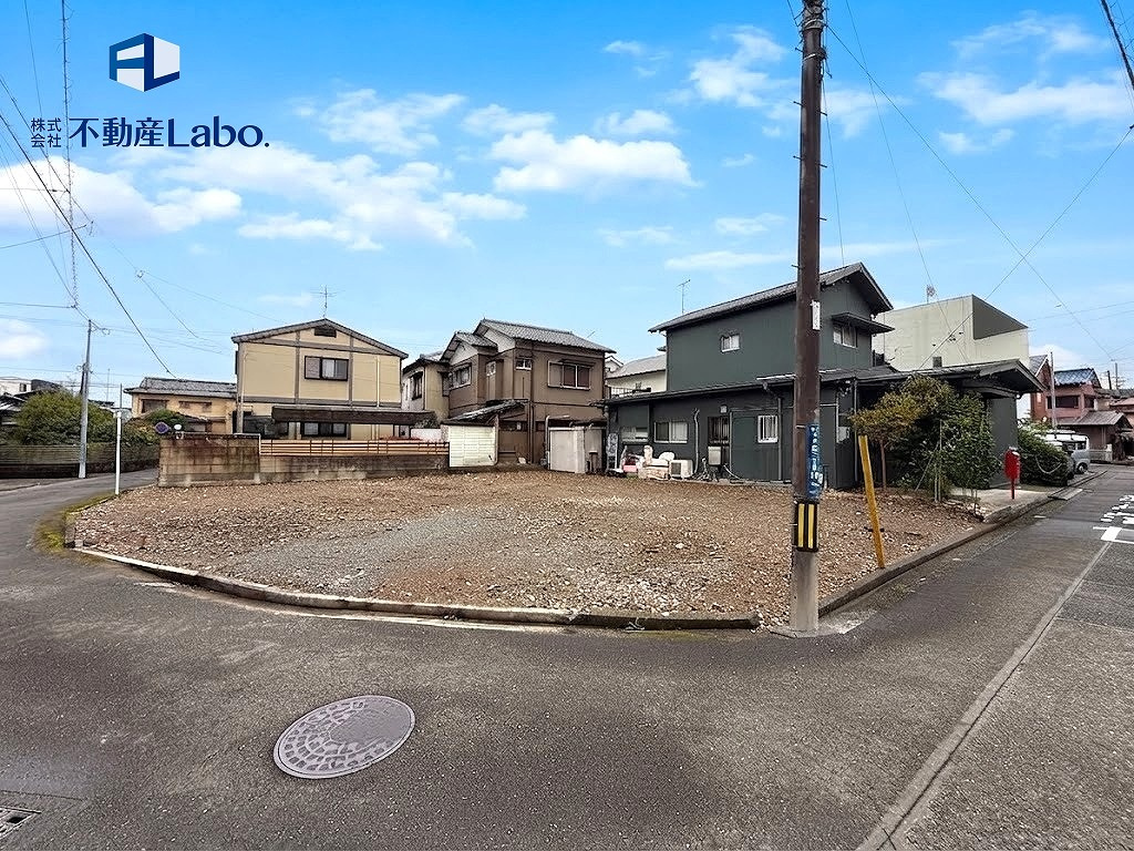リーブルガーデン　葵区千代田2丁目２期　全2棟の前面道路含む現地写真|これから建築が始まる建売住宅の建築予定地です♪