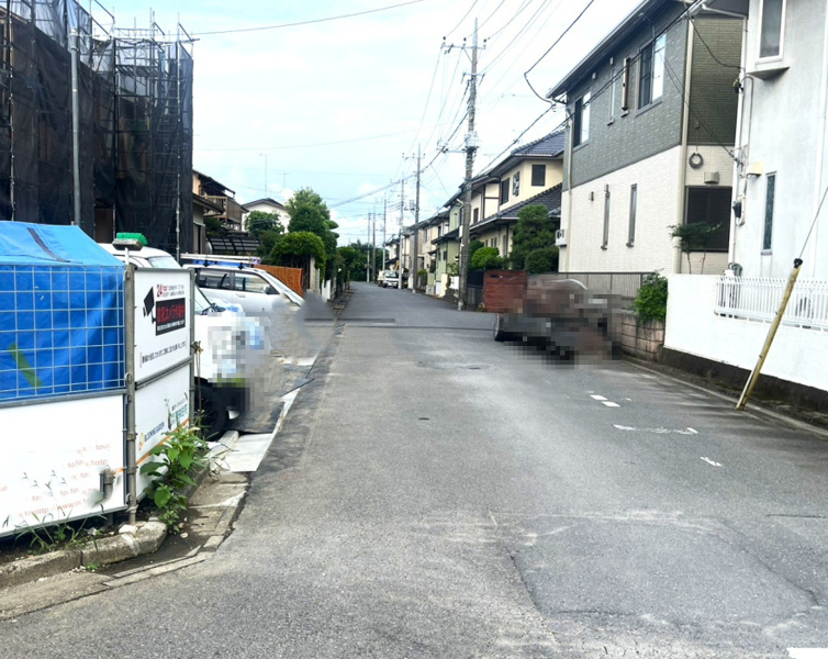 幸手市緑台1丁目　前面道路