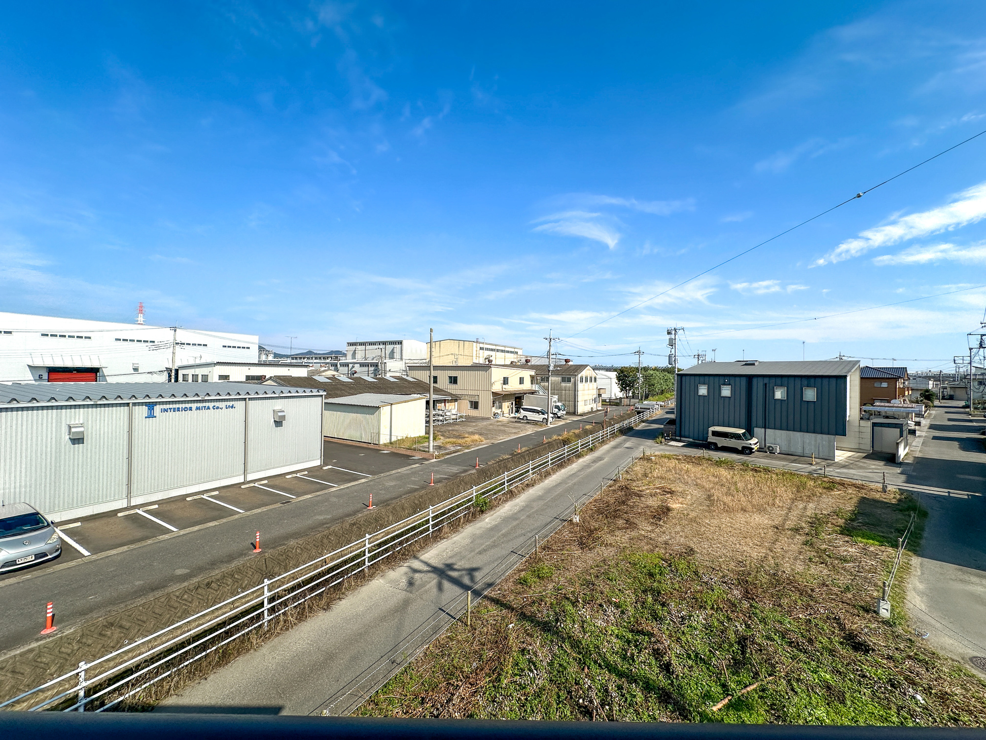 足利市福居町の新築一戸建の展望|隣地との距離が確保されているので開放感のある眺望♪