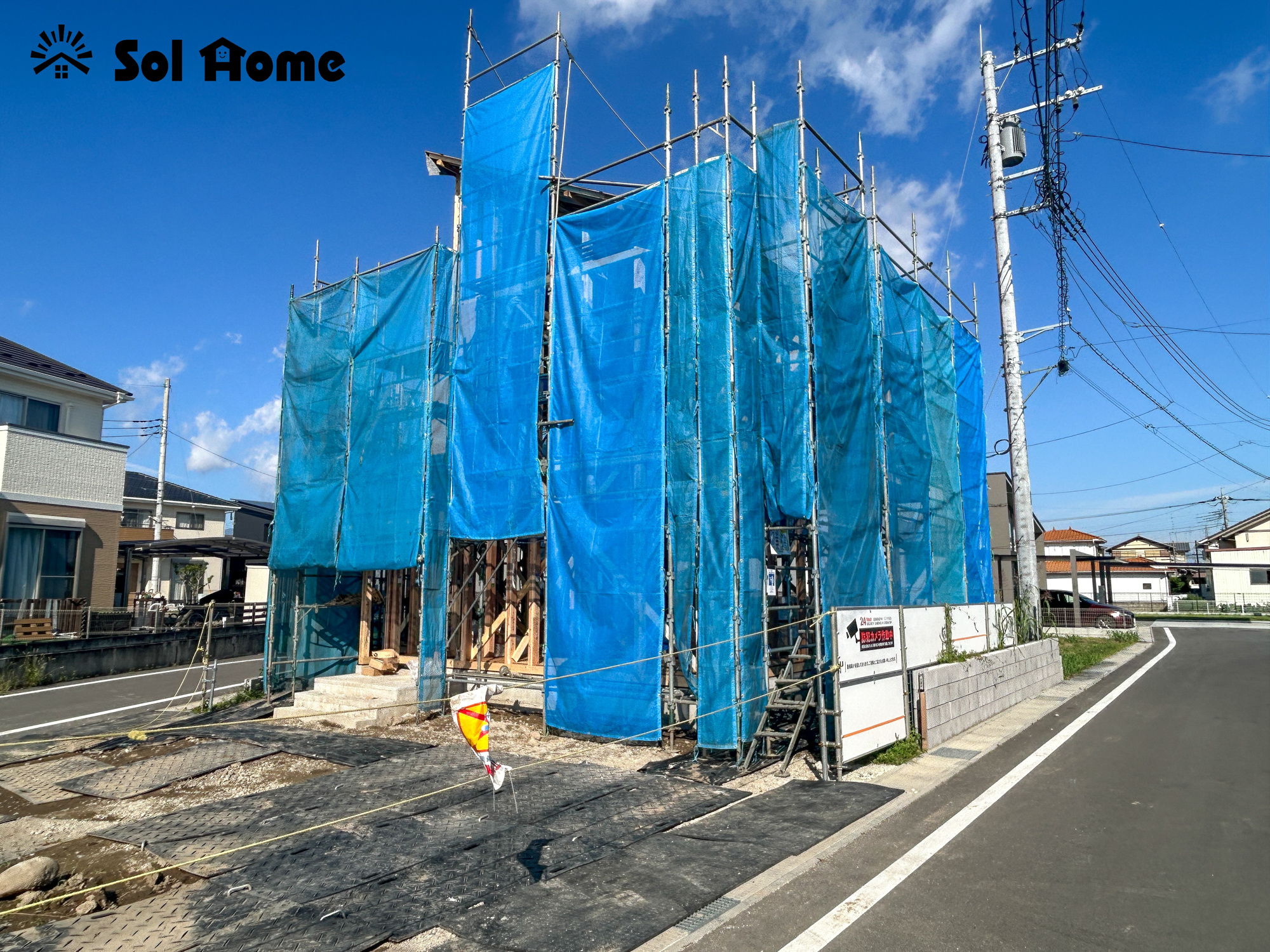 前橋市上新田町　新築住宅全2棟の外観|◆本日のご案内も大歓迎です♪◆ 図面や写真では分からない部分を不動産のプロが丁寧にご説明いたします！！ 年中無休のソルホームはいつでもお問い合わせをお待ちしております♪