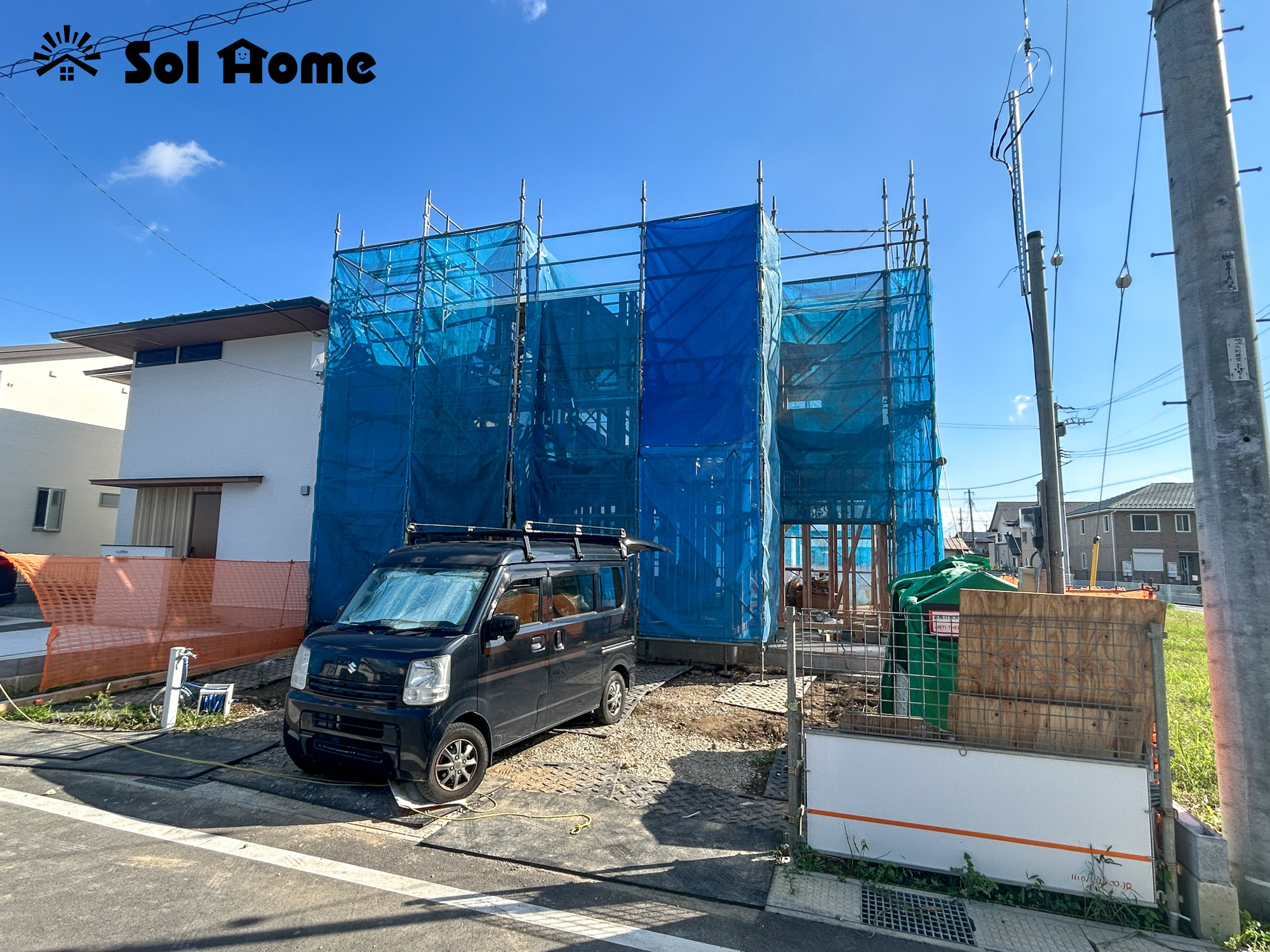 前橋市上新田町　新築住宅全2棟の外観|◆本日のご案内も大歓迎です♪◆ 図面や写真では分からない部分を不動産のプロが丁寧にご説明いたします！！ 年中無休のソルホームはいつでもお問い合わせをお待ちしております♪