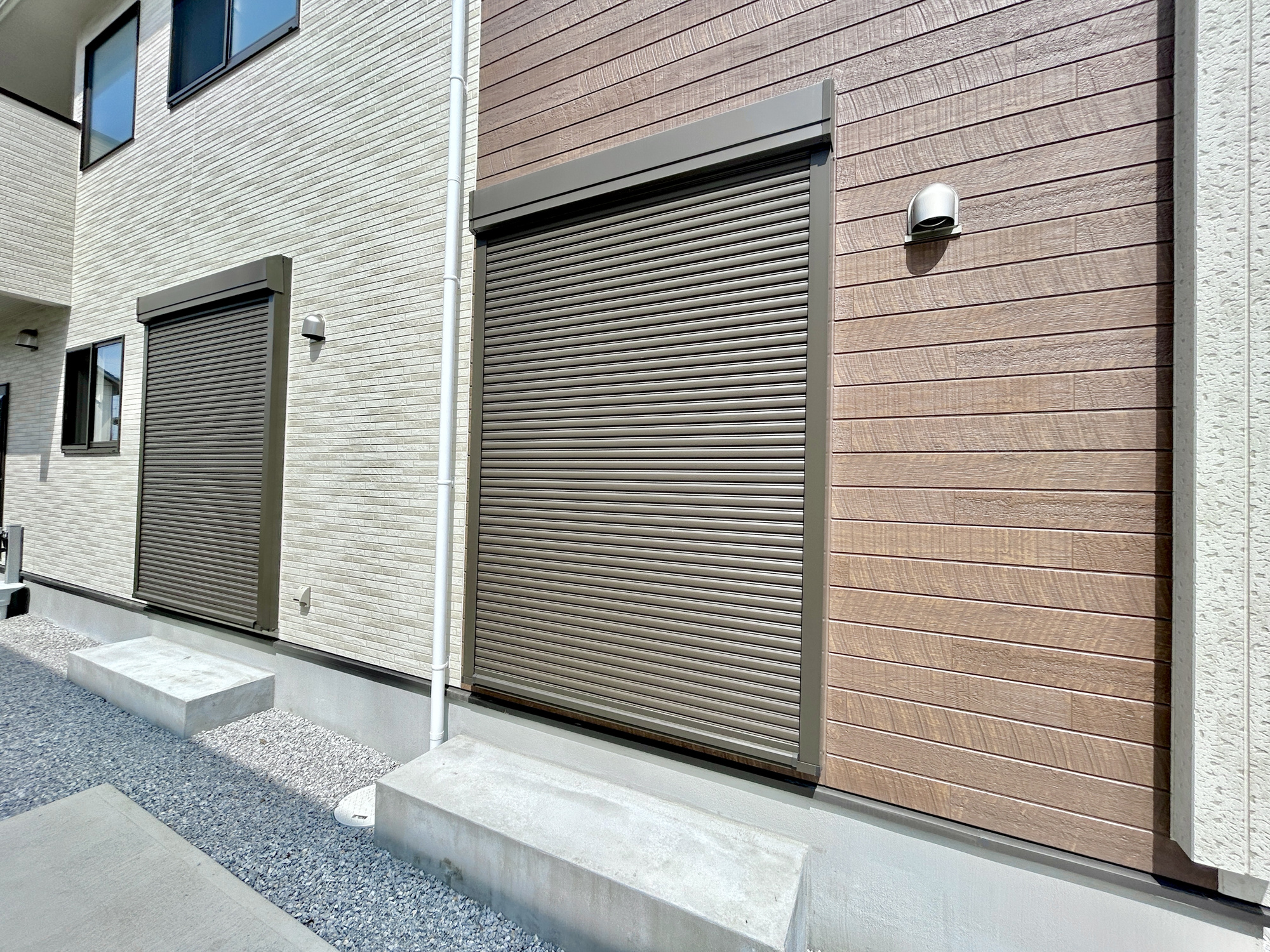 前橋市上新田町　新築住宅全2棟の防犯設備|同社施工例