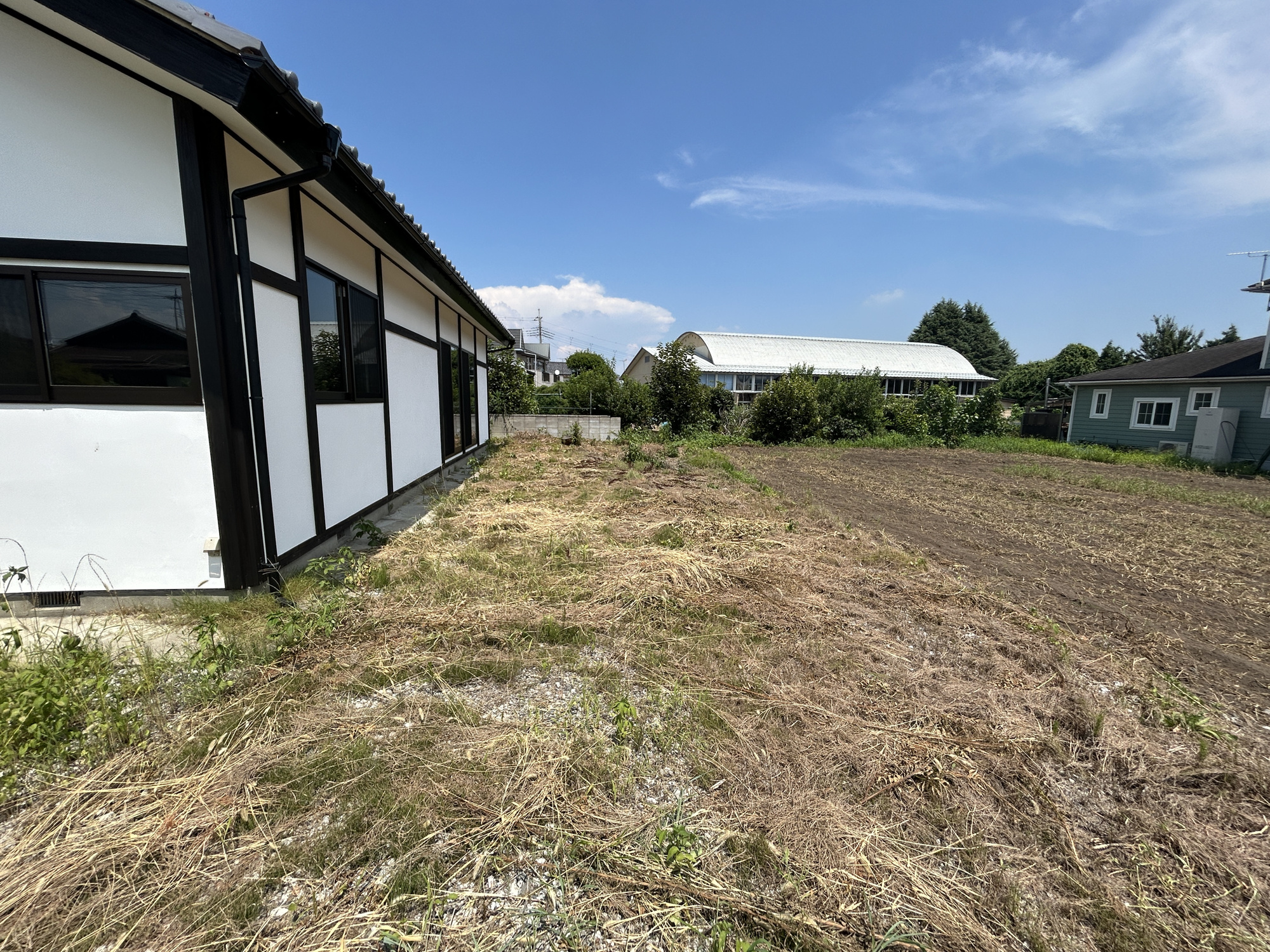 安中市鷺宮　中古物件の庭|お庭での家庭菜園・ガーデニングを通じて、お子様と一緒に育てていくと、思い出も増えていきそうですね♪
