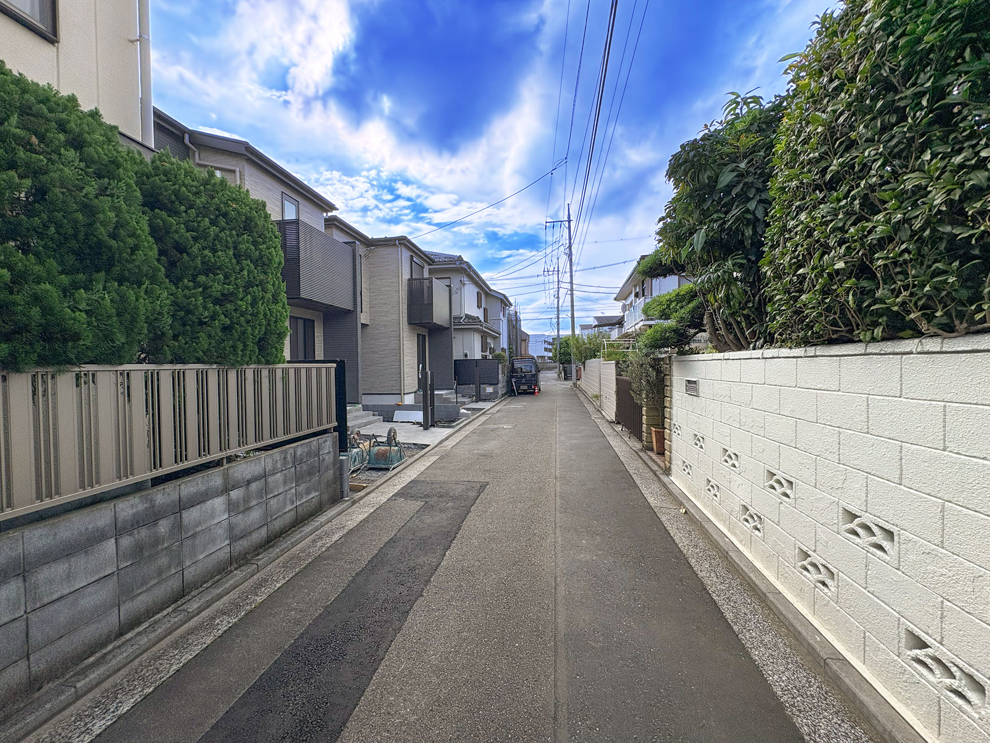 新築分譲［ミラクラス境南町Ⅳ］の前面道路含む現地写真|現地写真（2026年9月撮影）