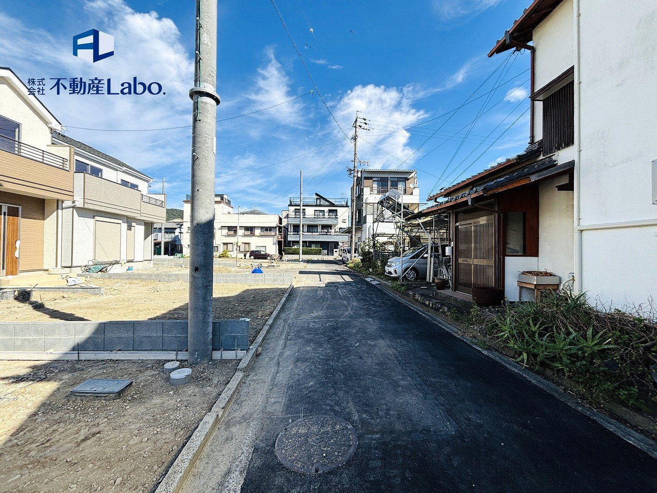 ハートフルタウン　葵区羽鳥大門町676番の前面道路含む現地写真|前面道路のお写真です♪
東からの新鮮な空気が入ります♪