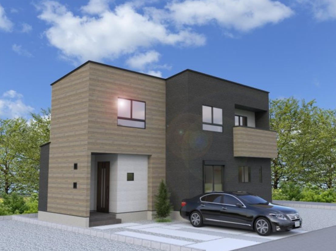 伊勢崎市安堀町第5期　新築住宅全1棟の外観パース|外観イメージ