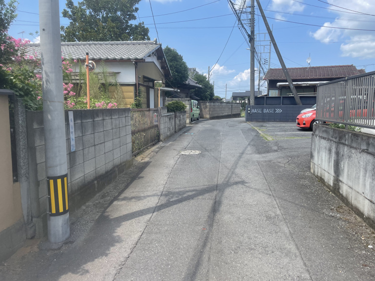 古河市長谷町◆前面道路
