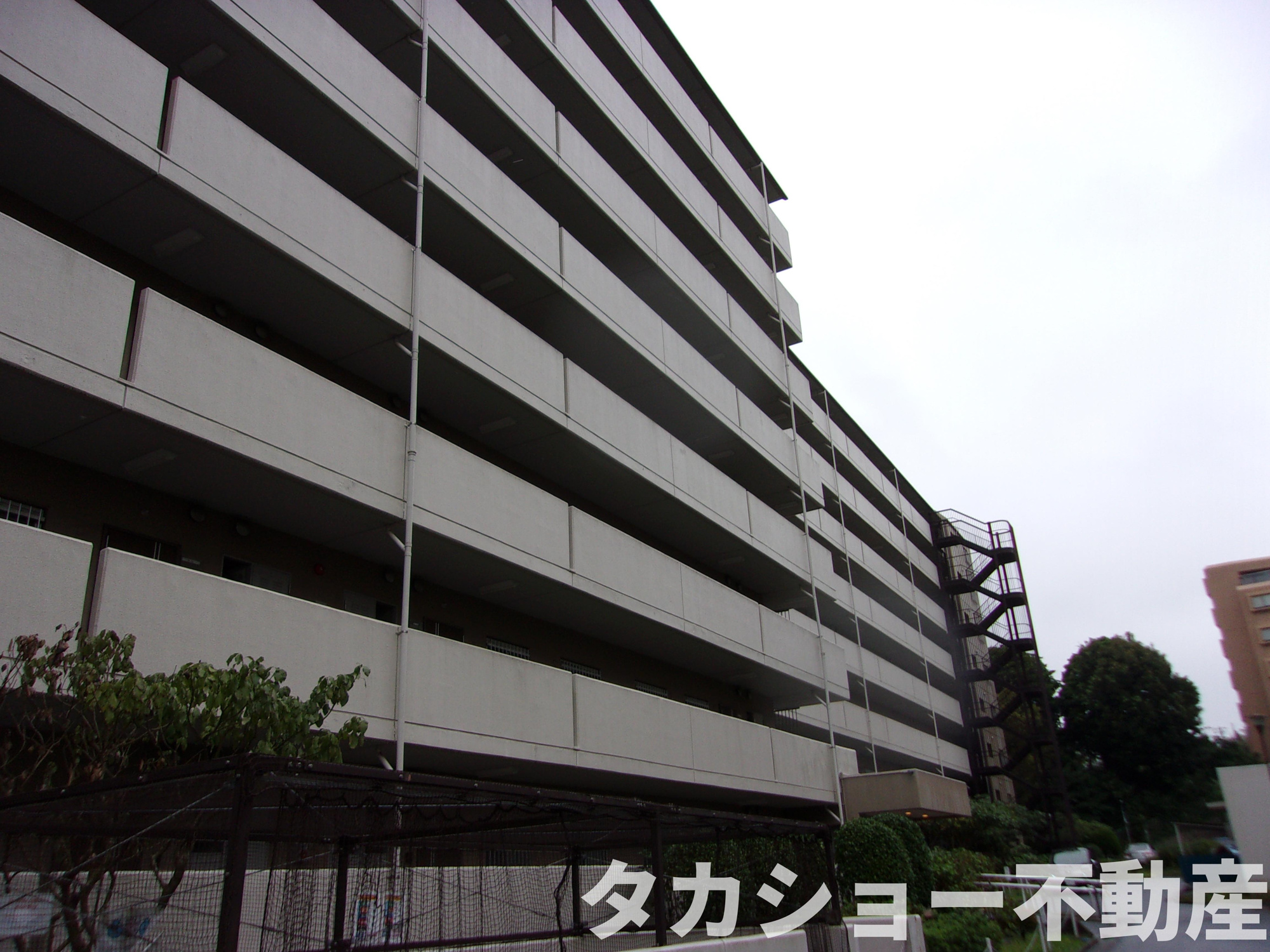 東千葉ハイツ4号棟の外観|外観もきれいです