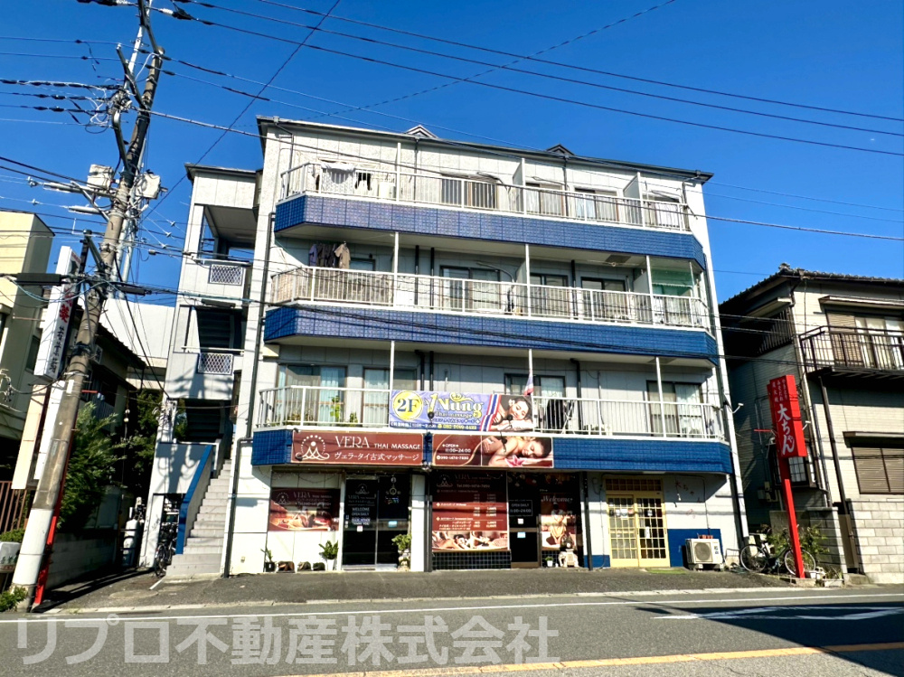 野田市　一棟ビルの外観|愛宕駅徒歩４分！一棟収益ビル☆利回り７．５６％！