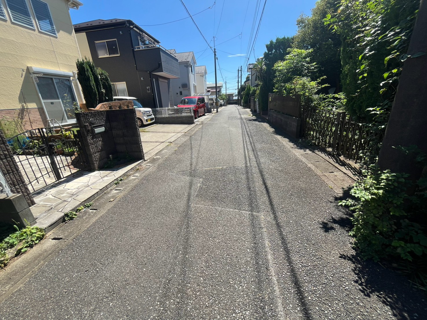 さいたま市見沼区大字中川　中古戸建の前面道路含む現地写真