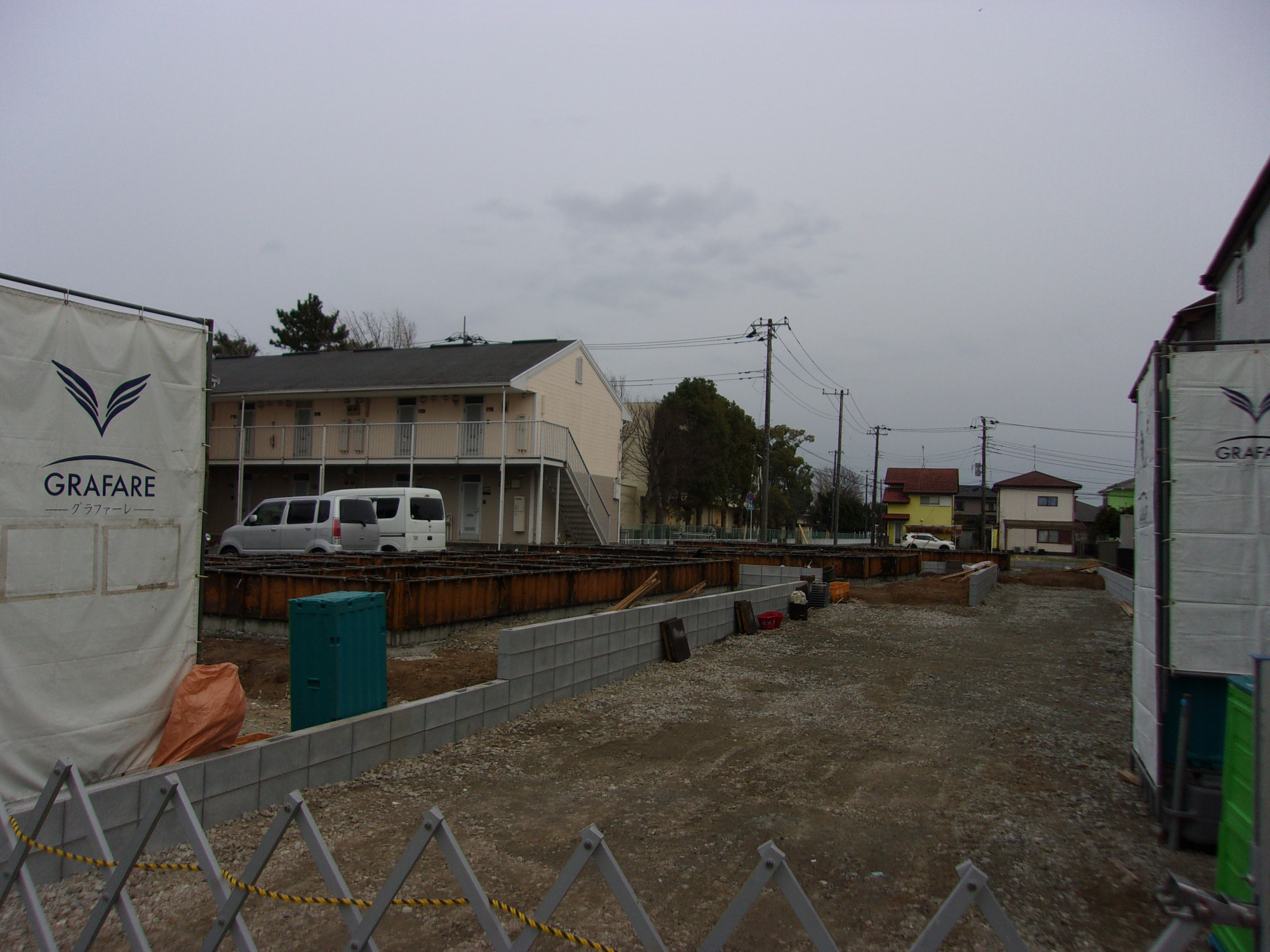 GRAFARE市原市君塚　全3棟の外観