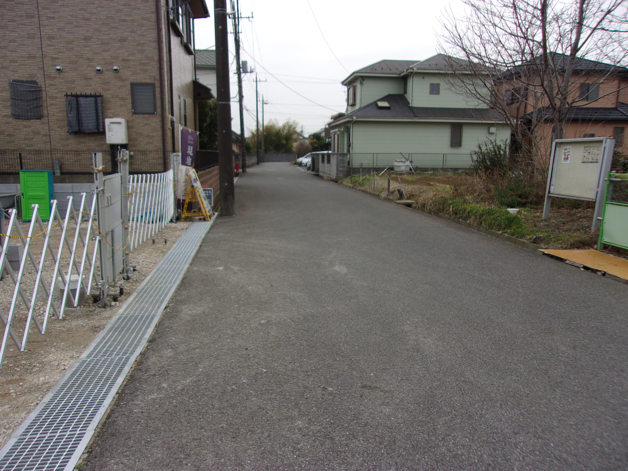 GRAFARE市原市君塚　全3棟の前面道路含む現地写真
