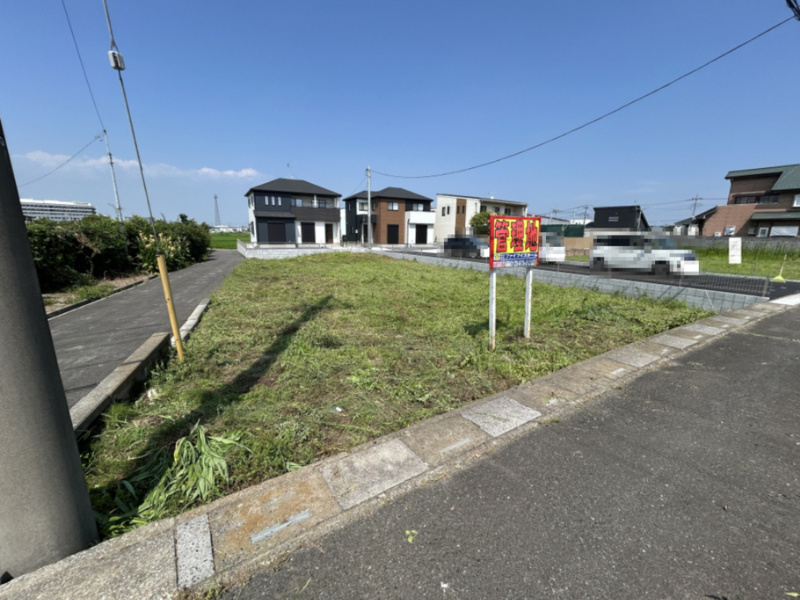 1号地　300.98㎡（91.04坪）前面道路含む現地写真です！（2026/10/03撮影）