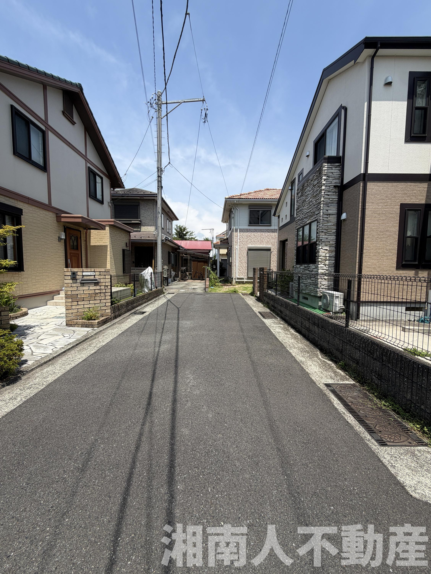 小田原市酒匂五丁目　戸建の前面道路含む現地写真|前面道路含む現地写真です