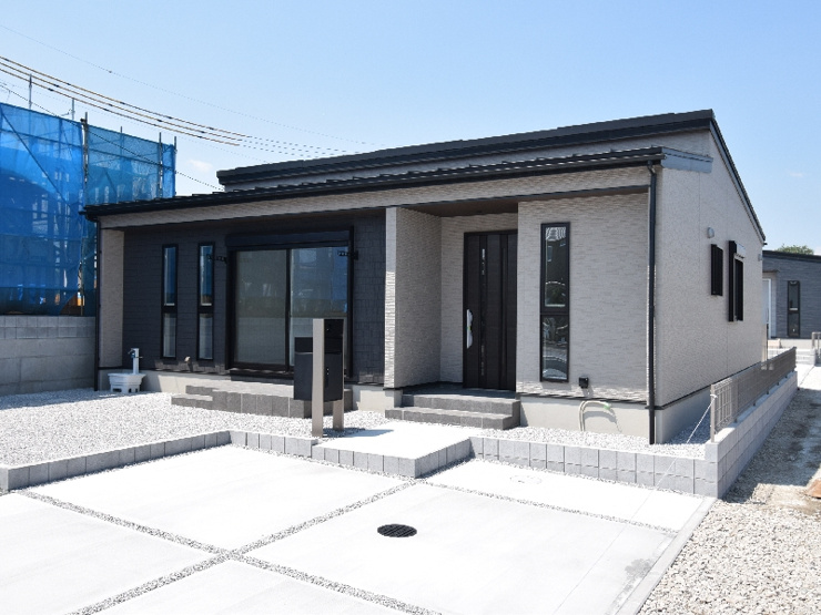 【６号棟：外観】高崎市金古町「全１１区画」6号棟　3LDK+S
