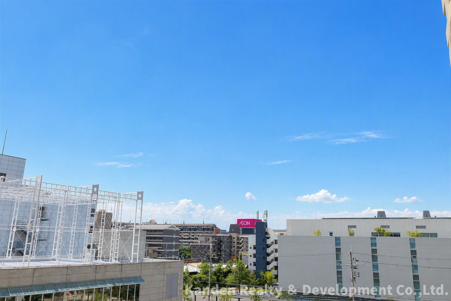 ロジュマン茨木の展望|日当たり良好　2026年9月撮影