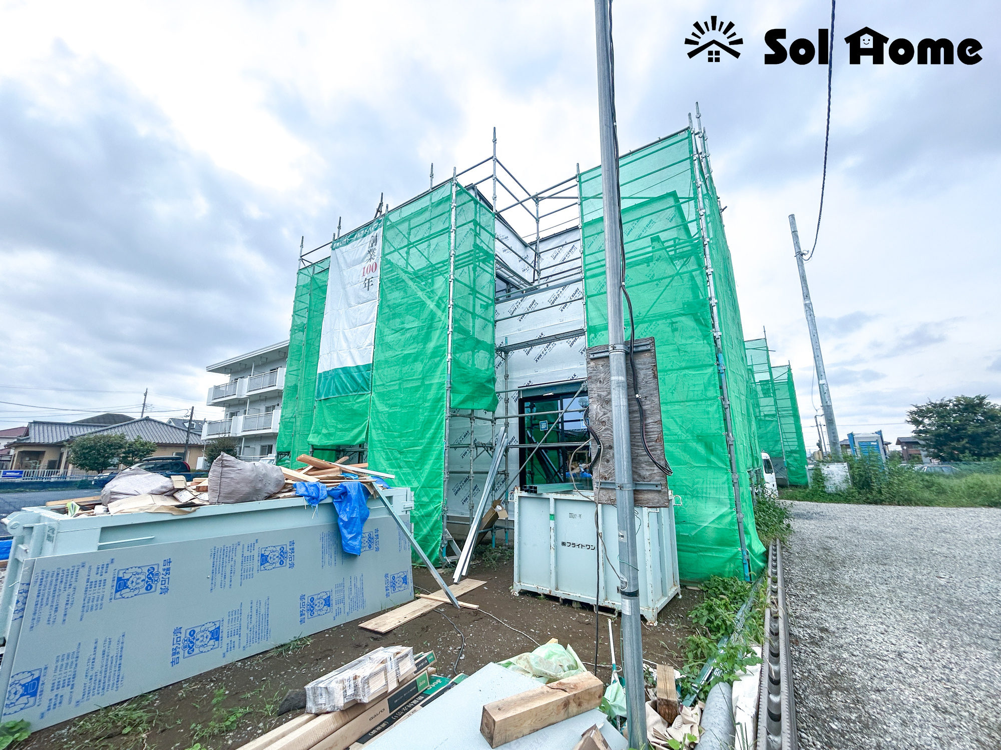 伊勢崎市日乃出町第2期　新築住宅全4棟の外観|◆本日のご案内も大歓迎です♪◆ 図面や写真では分からない部分を不動産のプロが丁寧にご説明いたします！！ソルホームはいつでもお問い合わせをお待ちしております♪