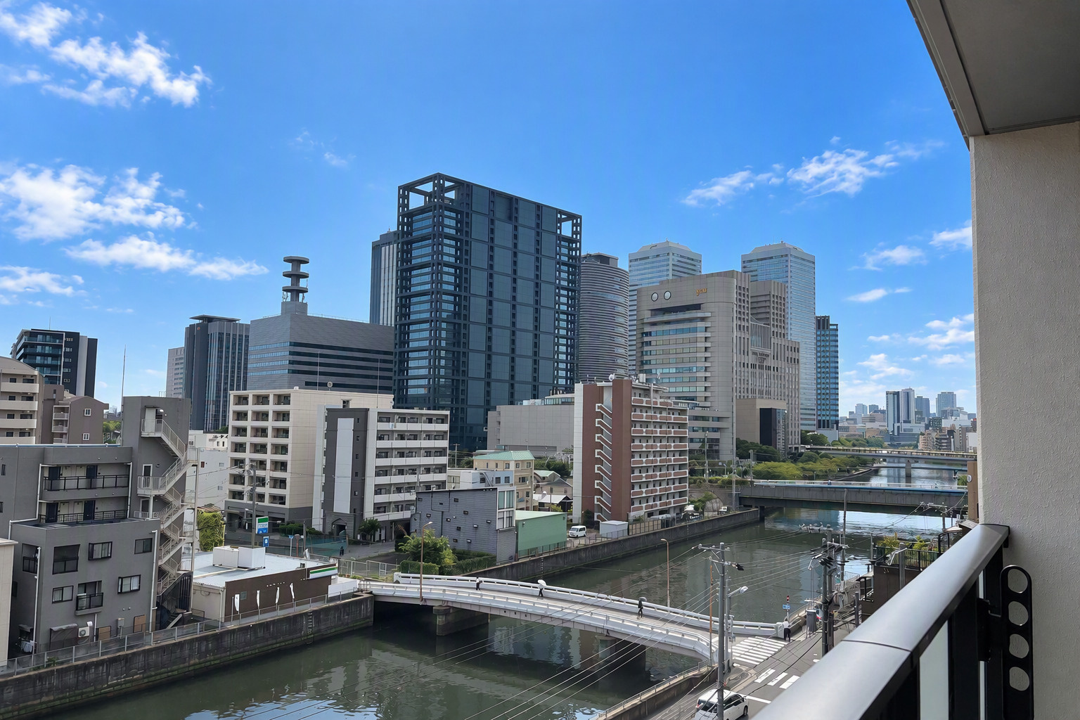 シエリア京橋イーストの展望|参考眺望写真（6Fより撮影）2026/9撮影　一部加工
