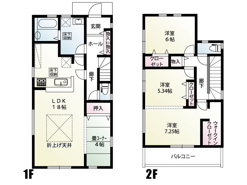 久喜市吉羽3丁目（全8棟）6号棟　間取図