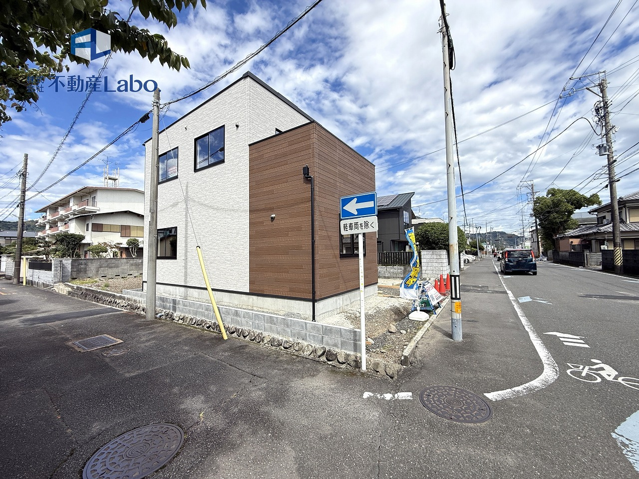 葵区　北安東五丁目８期　全2棟の外観パース|外観パースになります。
ナチュラルモダンな高級感のある外観