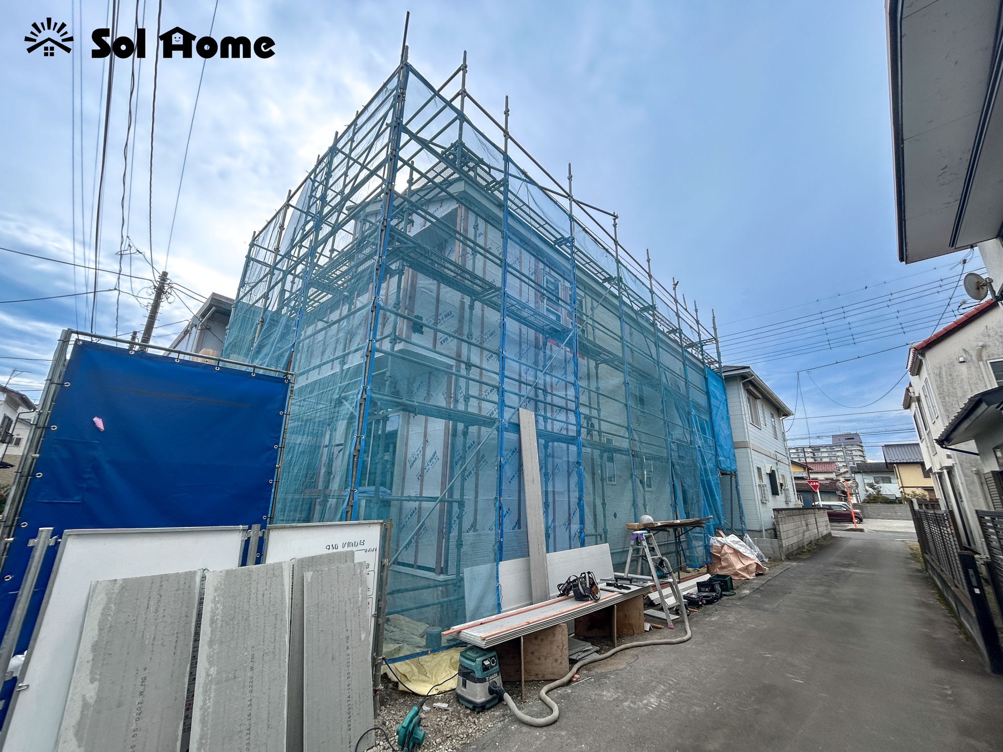 高崎市昭和町　新築住宅全1棟の外観|◆本日のご案内も大歓迎です♪◆ 図面や写真では分からない部分を不動産のプロが丁寧にご説明いたします！！ソルホームはいつでもお問い合わせをお待ちしております♪