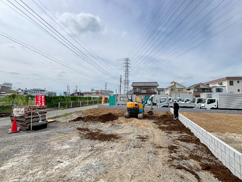 【１号棟：現地土地写真】
