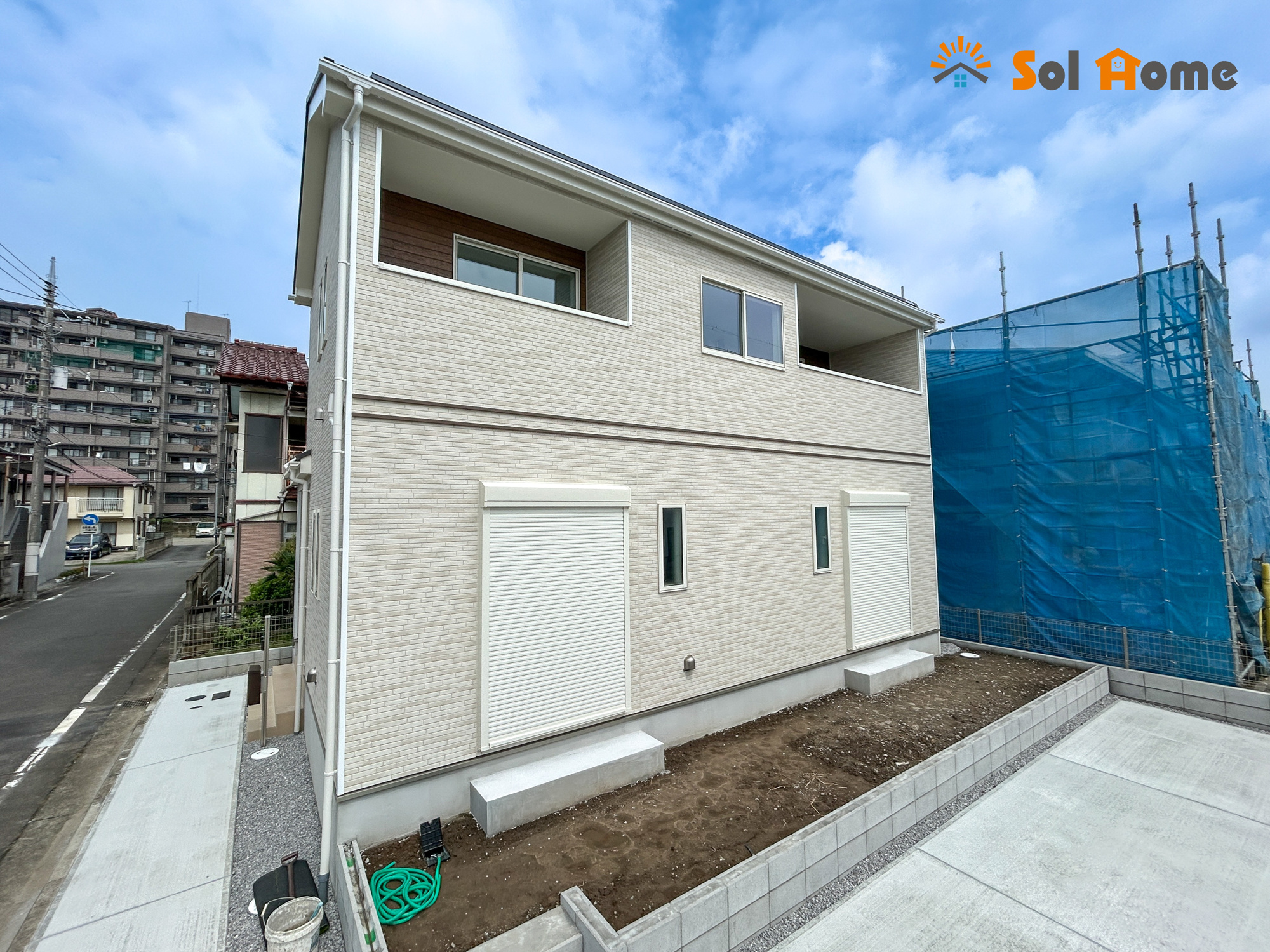 前橋市南町2丁目　新築住宅全1棟の外観|◆本日のご案内も大歓迎です♪◆ 図面や写真では分からない部分を不動産のプロが丁寧にご説明いたします！！ソルホームはいつでもお問い合わせをお待ちしております♪