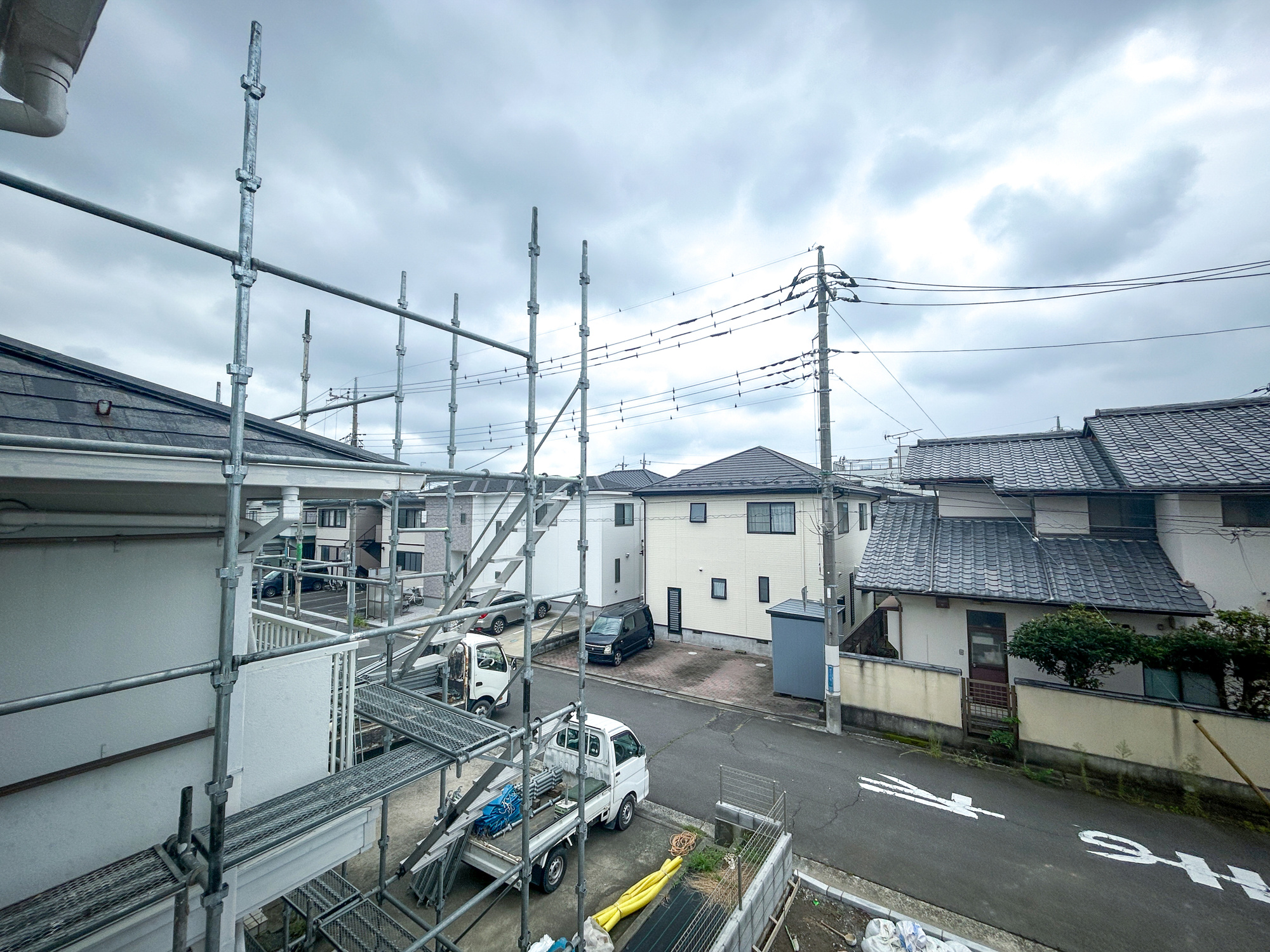 前橋市南町2丁目　新築住宅全1棟の展望|低層の一戸建てを中心とした街並みが整然と続き、周辺は高い建物が建っていないので、採光や開放性に恵まれ、空が広く緑の多い閑静な趣を感じる環境です。