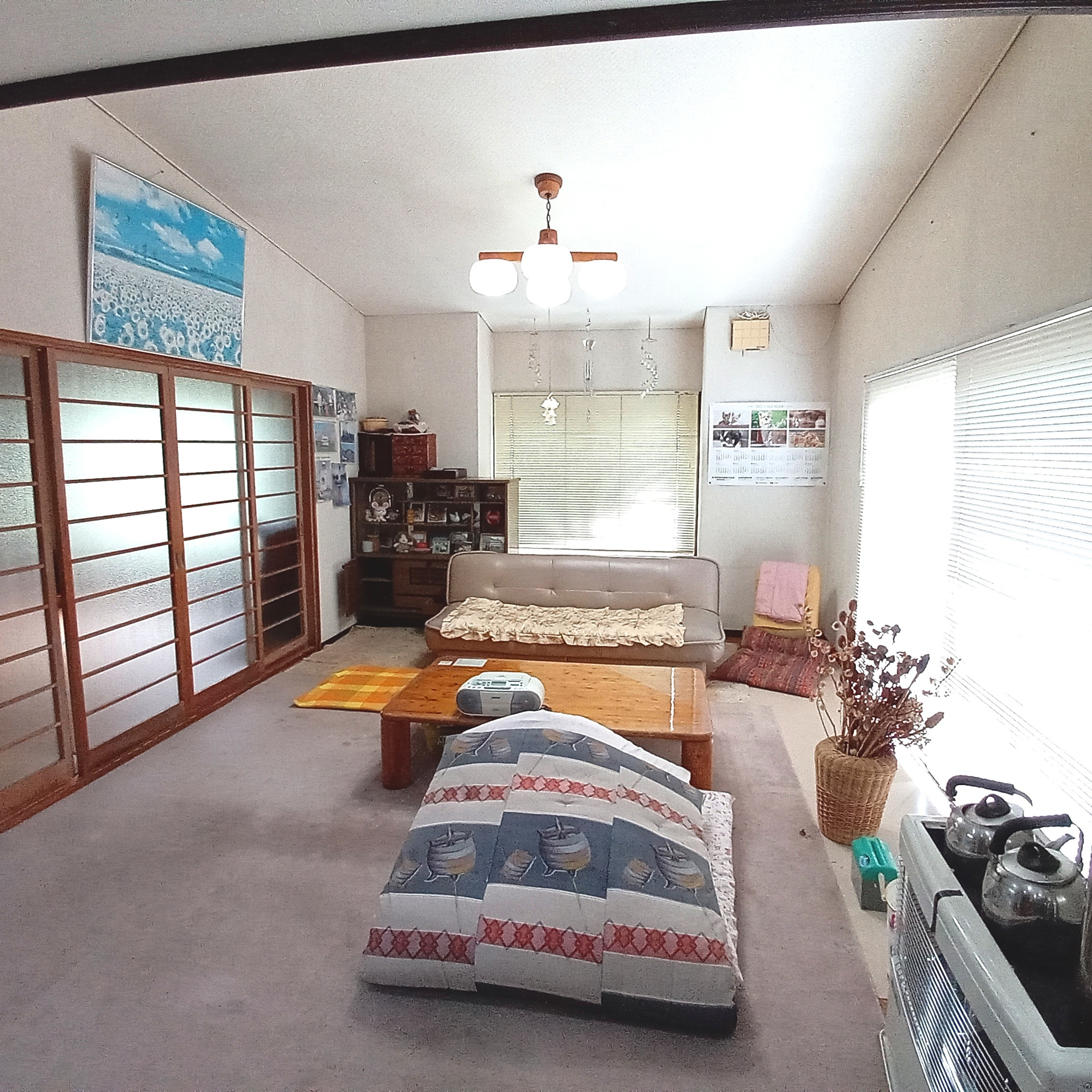 伊達市南黄金町145-104　中古住宅の居間・リビング